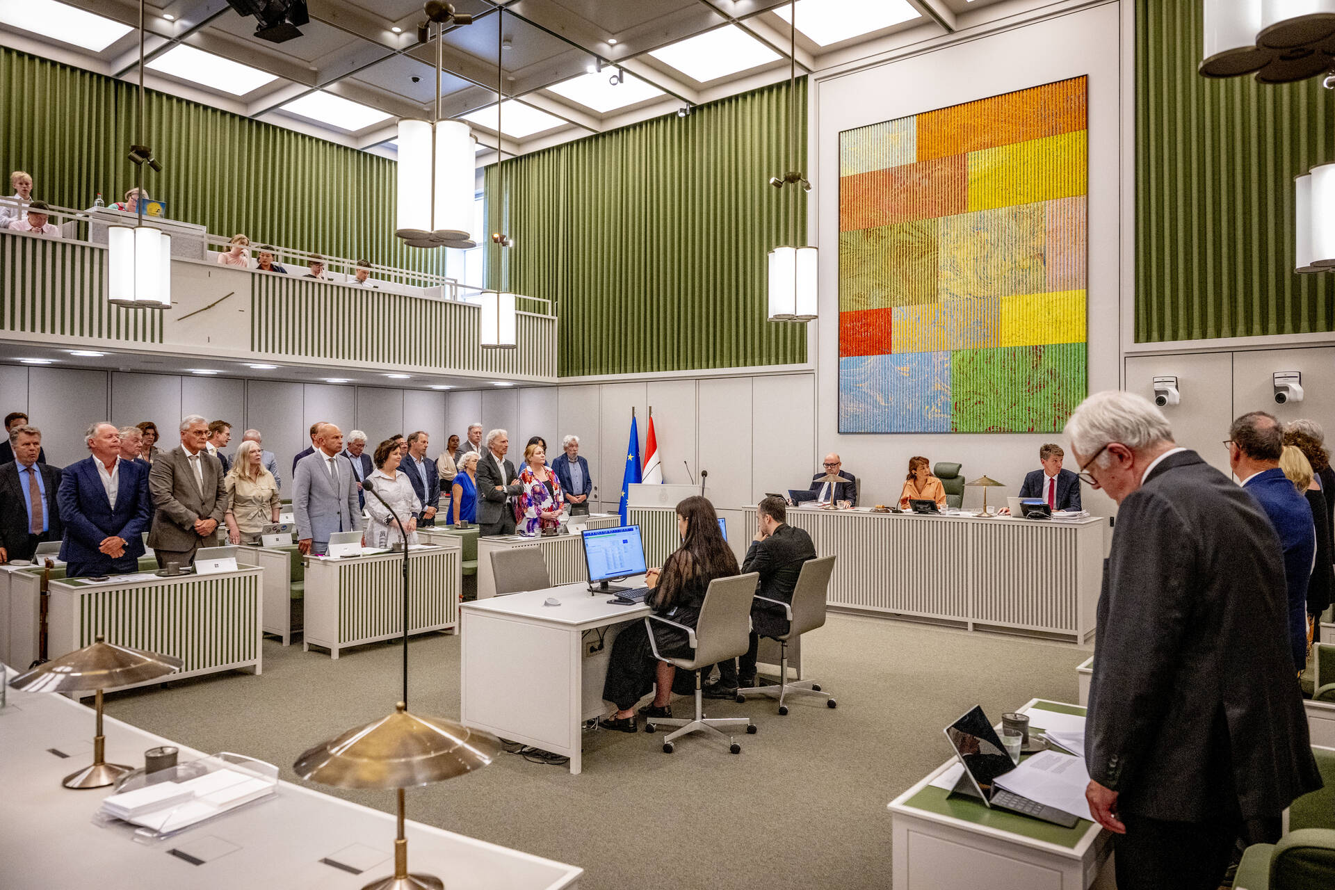De Eerste Kamer tijdens de stemmingen op 23 juni 2026