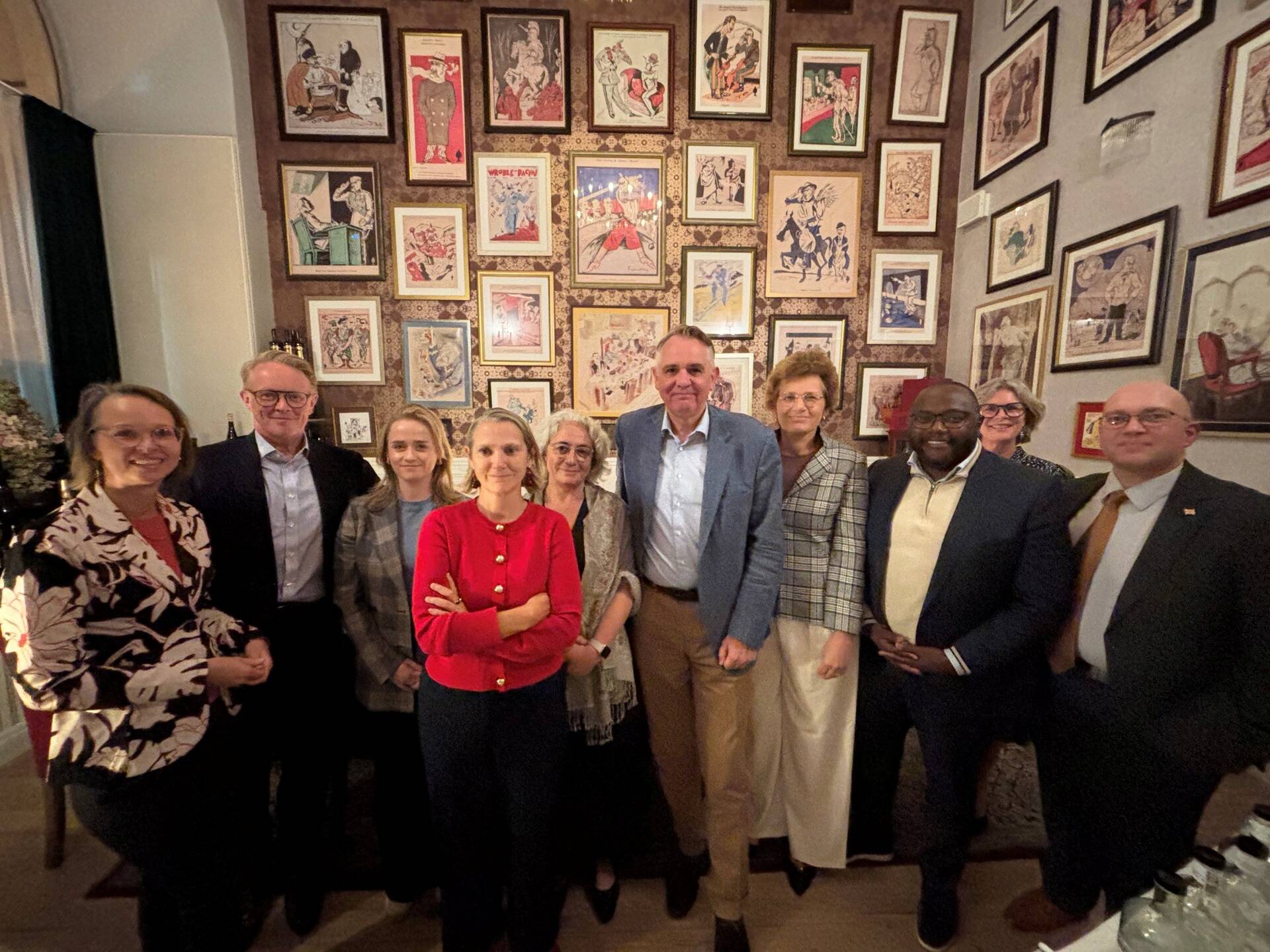 De delegatie met de directeur van ODIHR