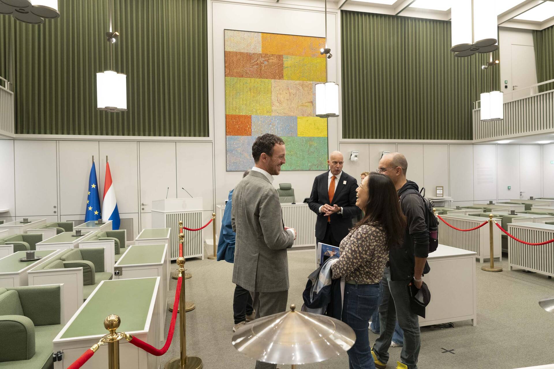 Eerste Kamerlid Tekke Panman (BBB) vertelde in de plenaire zaal over het werk van de senaat
